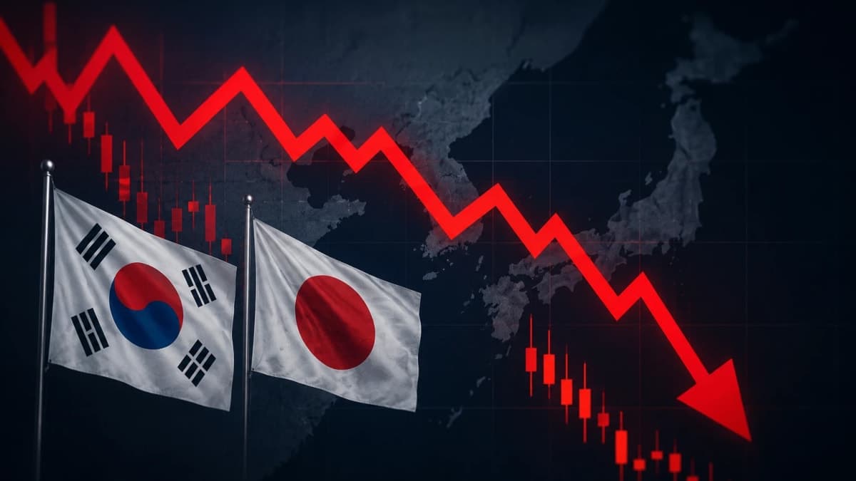 South Korea's KOSPI Plunges 8%, Japan's Nikkei Falls 5%: Why Asian Markets Are Bleeding