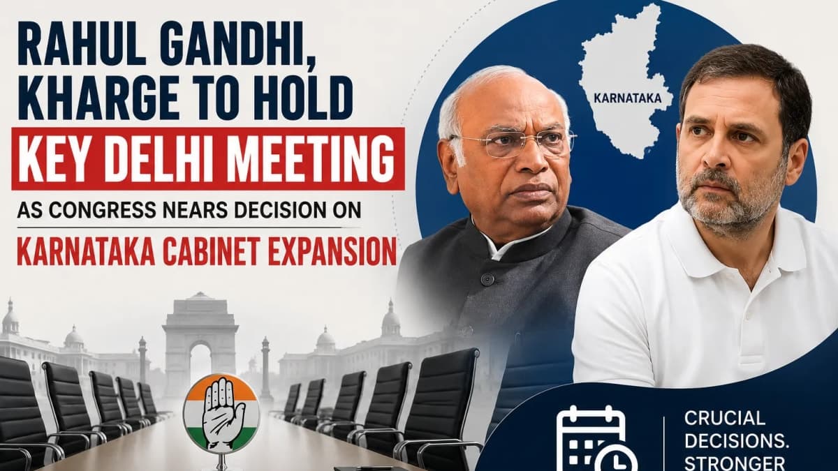 Rahul Gandhi, Kharge to Hold Key Delhi Meeting as Congress Nears Decision on Karnataka Cabinet Expansion
