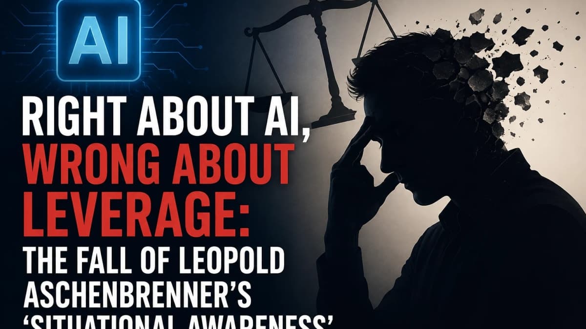 Right About AI, Wrong About Leverage: The Fall of Leopold Aschenbrenner’s ‘Situational Awareness’