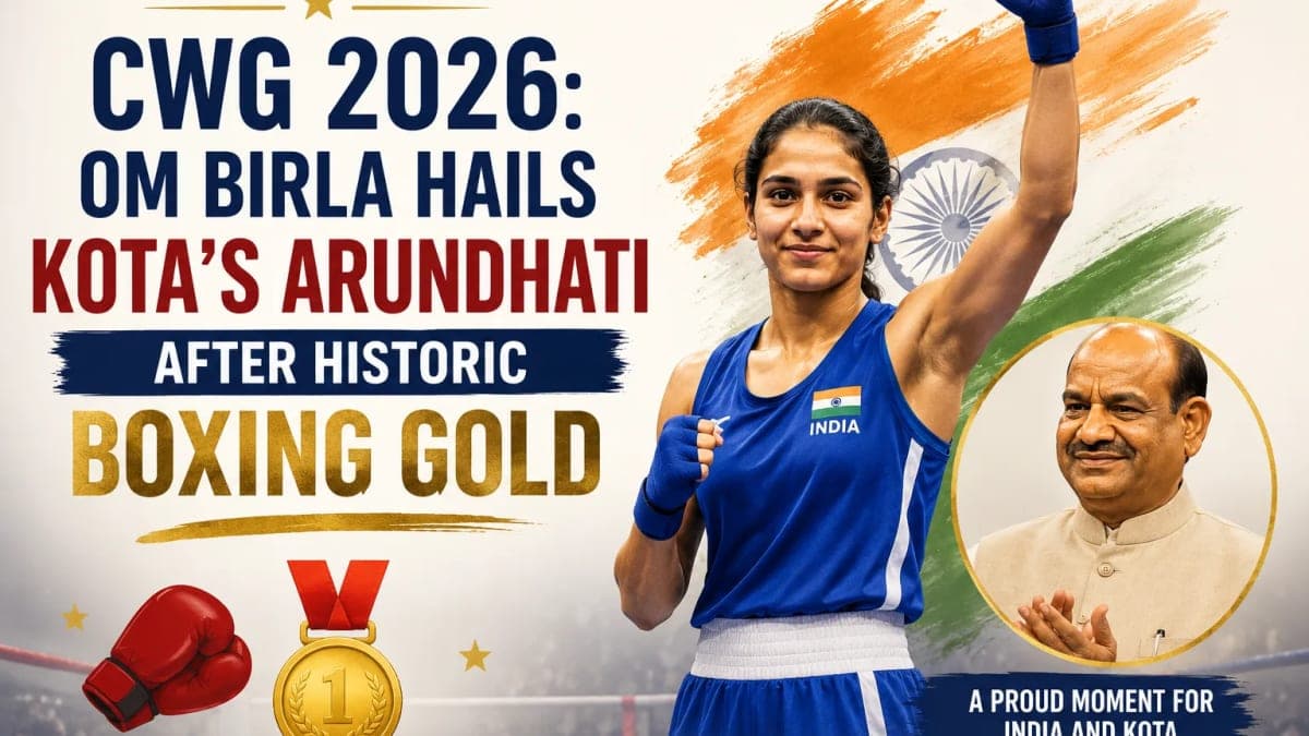 CWG 2026: Om Birla Hails Kota’s Arundhati After Historic Boxing Gold