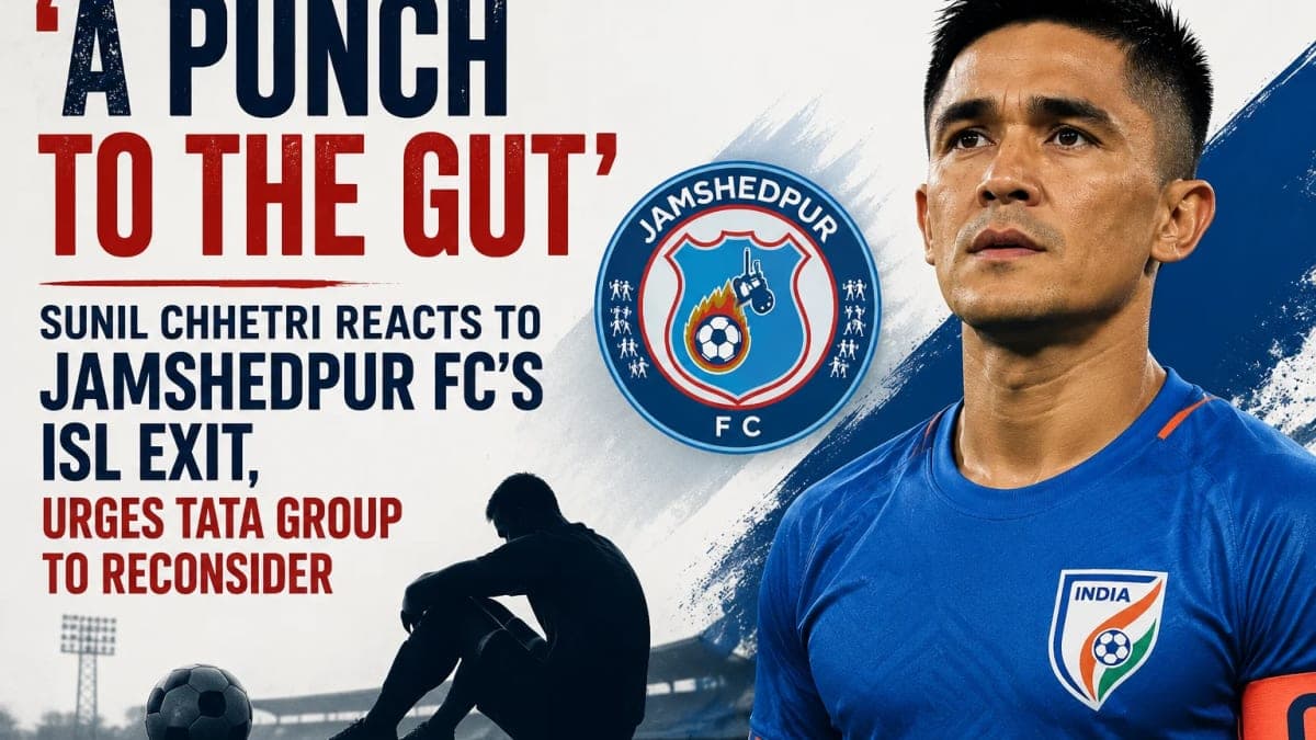 ‘A Punch to the Gut’: Sunil Chhetri Reacts to Jamshedpur FC’s ISL Exit, Urges Tata Group to Reconsider