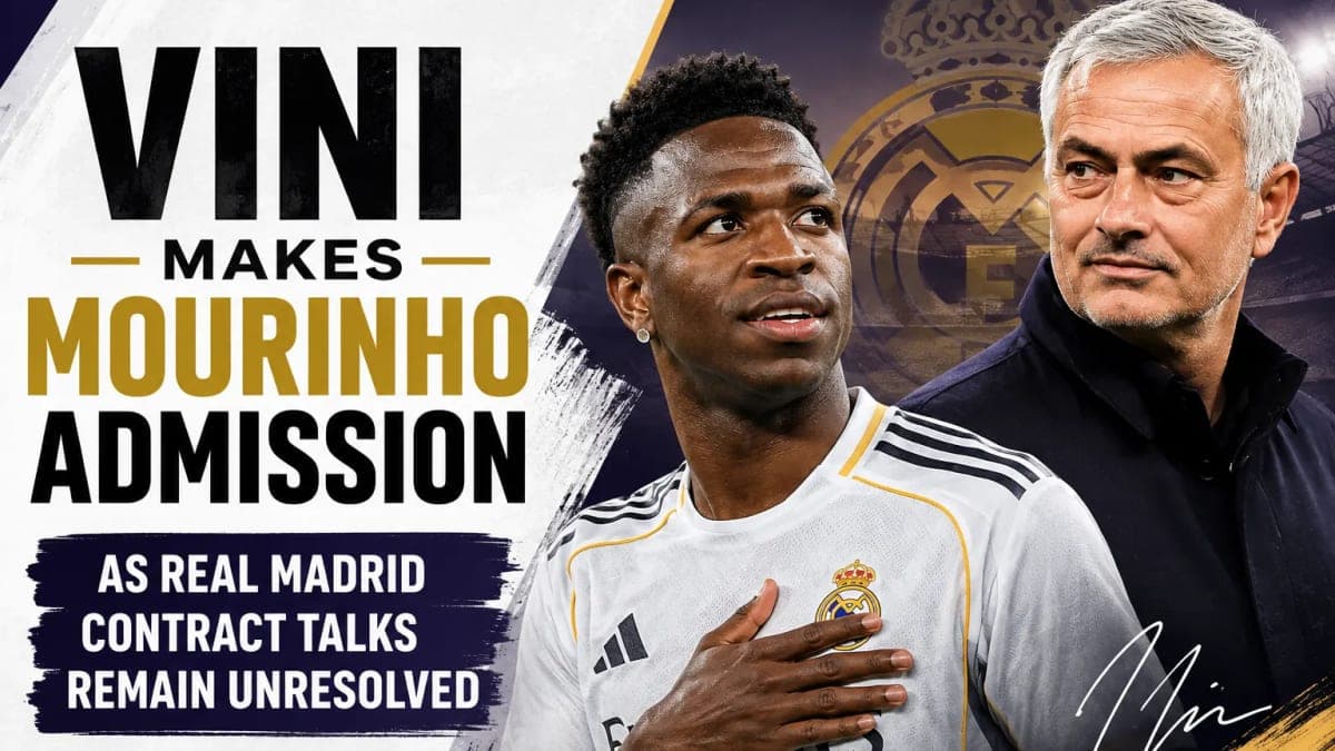 Vini Makes Mourinho Admission as Real Madrid Contract Talks Remain Unresolved