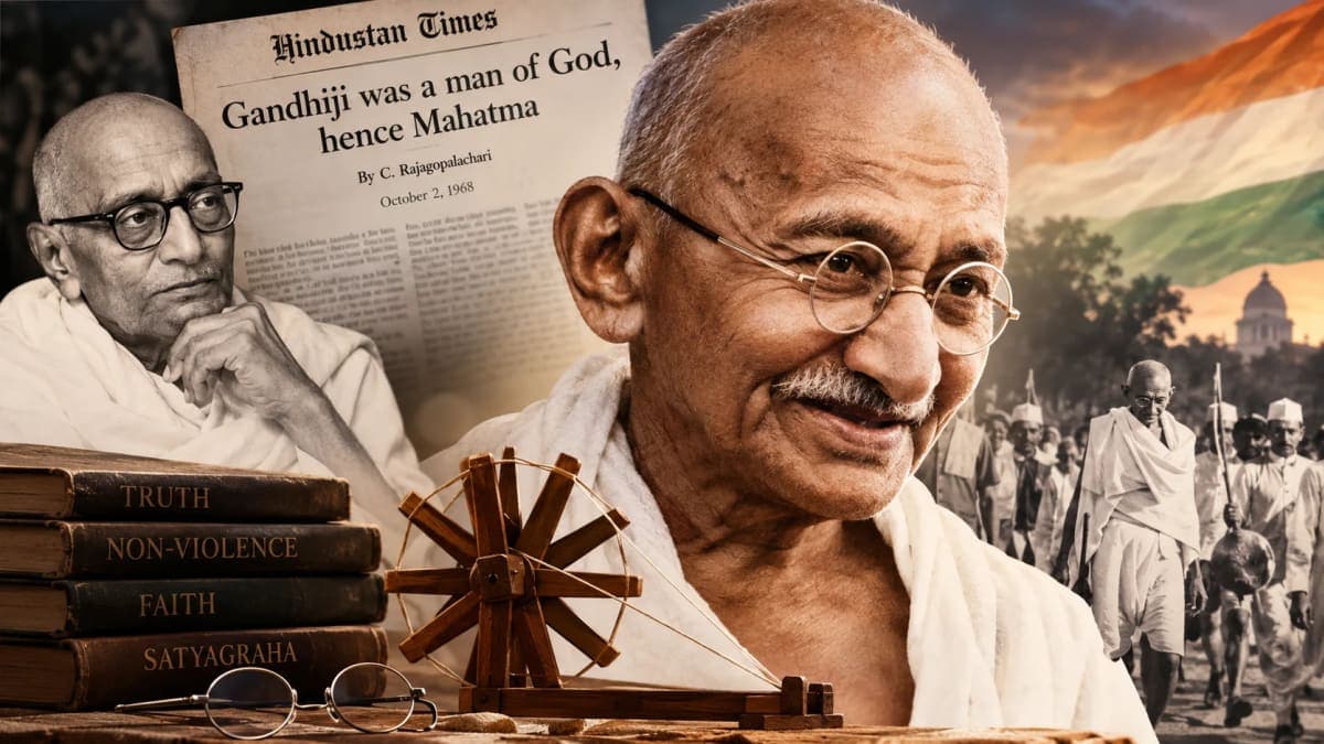 Gandhi Jayanti 2026: Rajagopalachari’s 1968 Essay Revisited, Linking Gandhi’s Non-Violence to Faith