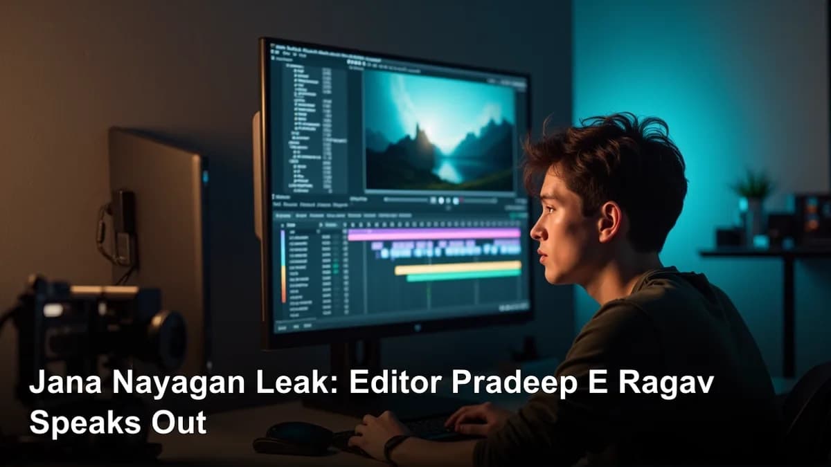 Jana Nayagan Leak: Editor Pradeep E Ragav Speaks Out