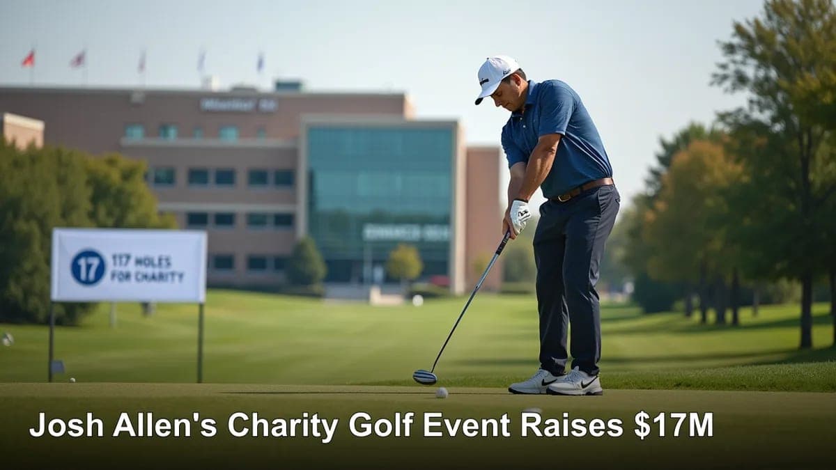 Josh Allen's Charity Golf Event Raises $17M