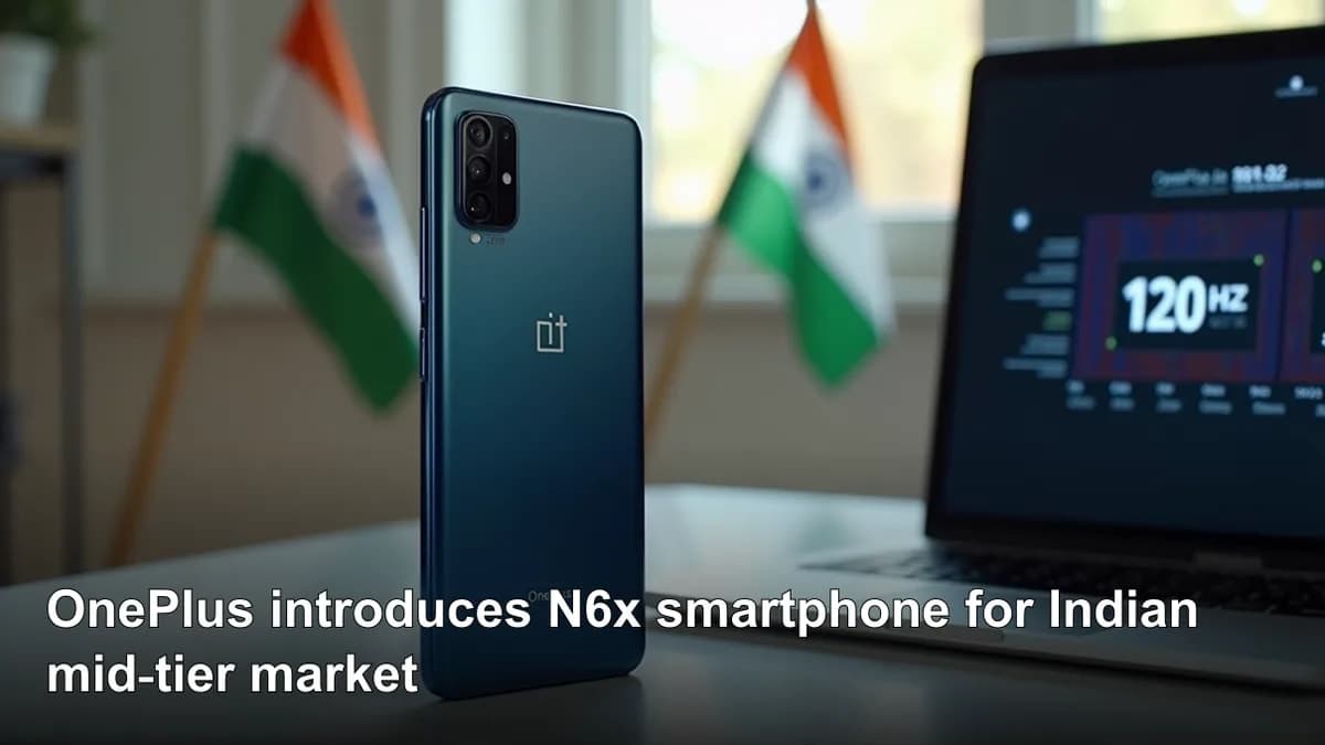 OnePlus introduces N6x smartphone for Indian mid‑tier market