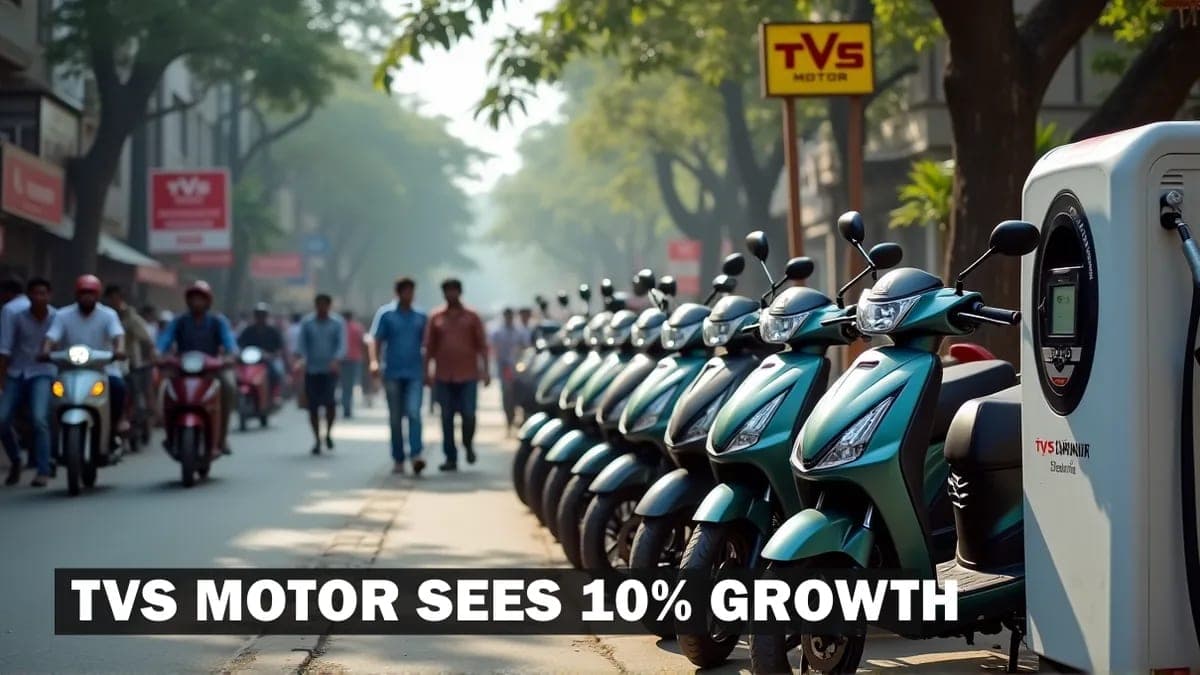 TVS Motor Leads EV Two‑Wheeler Market as July Registrations Dip 1.7%